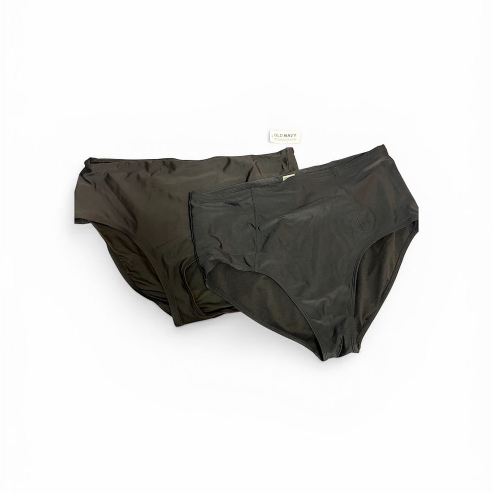 Old Navy Women's Black high waist Swim Bottoms size XL and XXL